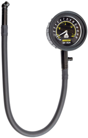 Tyre Pressure Gauge 0-15 PSI Tire 1.03 Bar Black Analogue AF98-2161 - Aeroflow