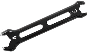 Double Ended Pro Spanner Singlblack -3AN To -4AN AF98-2244-1-4-3 - Aeroflow