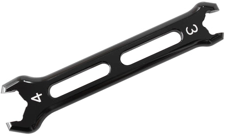 Double Ended Pro Spanner Singlblack -3AN To -4AN AF98-2244-1-4-3 - Aeroflow