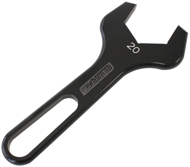 Alloy Pro Spanner Single -20AN Black Single -20AN Pro Wrench AF98-2255-1-20 - Aeroflow