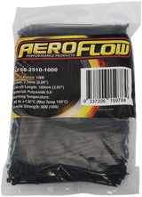 High Temp Cable Ties 2.5 x 100mm1000 Pack Black Zip Tie PA46 AF98-2510-1000 - Aeroflow