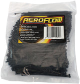Cable Ties 2.5mm x 150mm 1000 Pack Black Zip Tie PA66 AF98-2515-1000 - Aeroflow