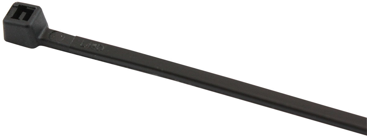 Cable Ties 2.5mm x 150mm 25 Pack Black Zip Tie PA66 AF98-2515-25 - Aeroflow
