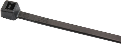 Cable Ties 3.6mm x 200mm 1000 Pack Black Zip Tie PA66 AF98-3620-1000 - Aeroflow