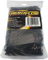 Cable Ties 4.6mm x 120mm 1000 Pack Black Zip Tie PA66 AF98-4612-1000 - Aeroflow