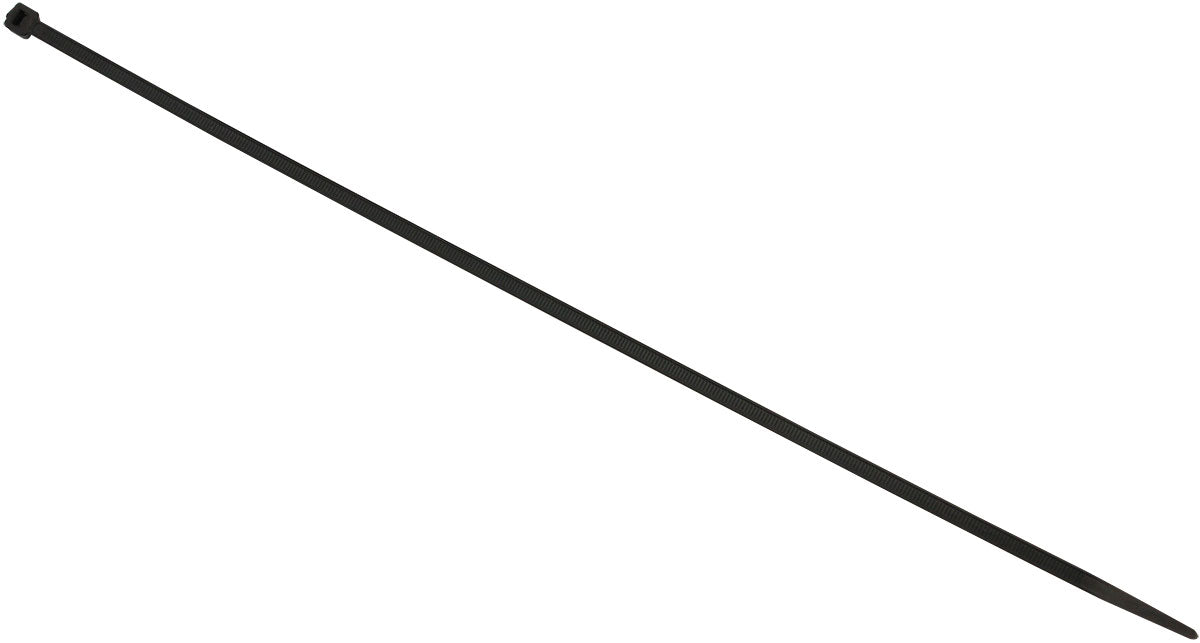 High Temp Cable Ties 4.8 x 380mm1000 Pack Black Zip Tie PA46 AF98-4838-1000 - Aeroflow