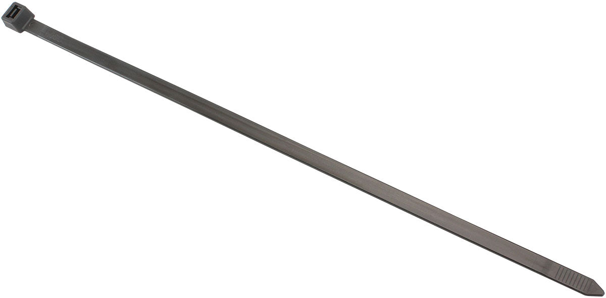 Cable Ties 7.6mm x 300mm 25 Pack Black Zip Tie PA66 AF98-7630-25 - Aeroflow