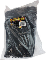 Screw Mount Cable Ties 7.6 x 400M6 1000 Pack Blac Zip Tie PA66 AF98-7640-1000 - Aeroflow