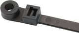 Screw Mount Cable Ties 7.6 x 400M6 25 Pack Black Zip Tie PA66 AF98-7640-25 - Aeroflow