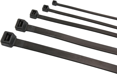 Cable Ties Bulk Multi Pack PA66 Black Various Sizes 1000 AF98-9899-1000 - Aeroflow