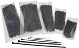 Cable Ties Bulk Multi Pack PA66 Black Various Sizes 1000 AF98-9899-1000 - Aeroflow