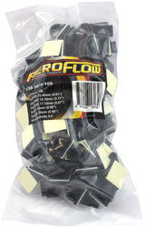 Cable Tie Mount Clamp 16mm Max Bundle PA66 3M Adhesive 100 Pac AF98-9979-100 - Aeroflow