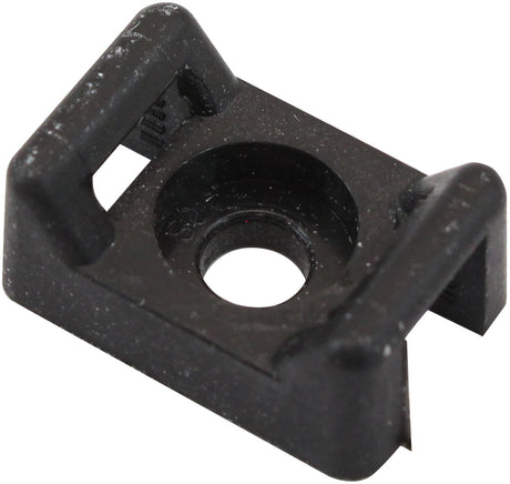 Cable Tie Screw Mounts 16mm x 10.7mm M3 Hole PA66 50 Pack AF98-9986-50 - Aeroflow