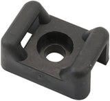 Cable Tie Screw Mounts 21mm x 15mm M4 Hole PA66 100 Pack AF98-9988-100 - Aeroflow