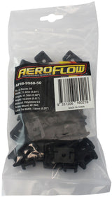 Cable Tie Screw Mounts 22mm x 16mm M4 Hole PA66 50 Pack AF98-9988-50 - Aeroflow