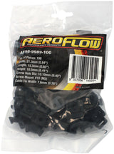 Cable Tie Screw Mounts 21mm x 10.1mm M5 Hole PA66 100 Pack AF98-9989-100 - Aeroflow