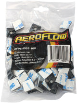 Cable Tie Mounts 19mm x 19mm Nylon 3M Pad Mount Black AF98-9997-100 - Aeroflow
