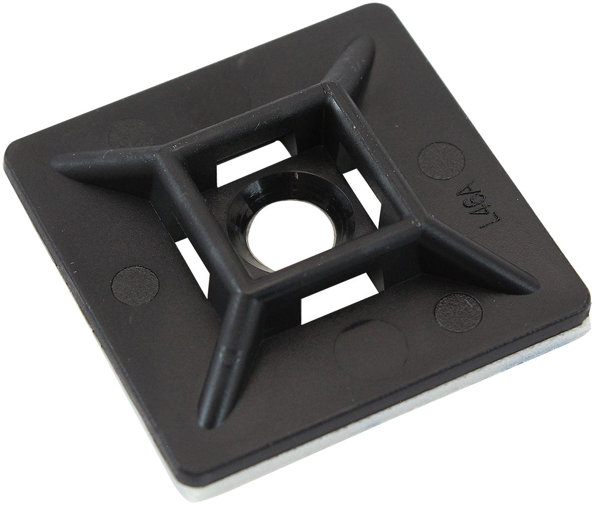 Cable Tie Mounts 28mm x 28mm Nylon 3M Pad Mount Black AF98-9998-25 - Aeroflow