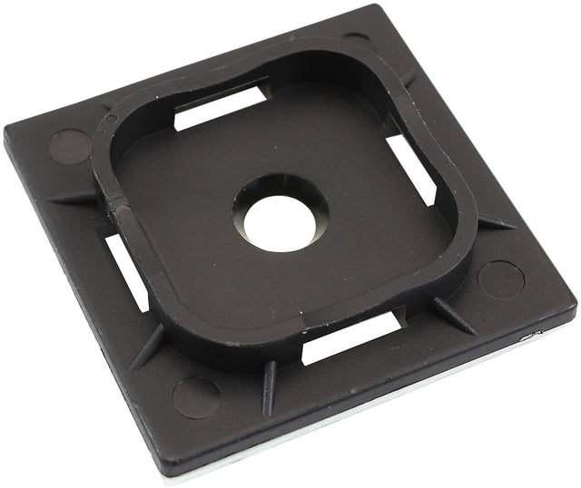 Cable Tie Mounts 40mm x 40mm Nylon 3M Pad Mount Black AF98-9999-50 - Aeroflow