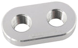 Weld In Alloy Plate 1/8" NPT x 2 Ports Vacuum Intercooler AF986-02-02 - Aeroflow
