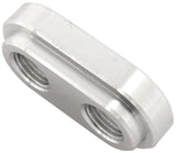 Weld In Alloy Plate 1/8" NPT x 2 Ports Vacuum Intercooler AF986-02-02 - Aeroflow