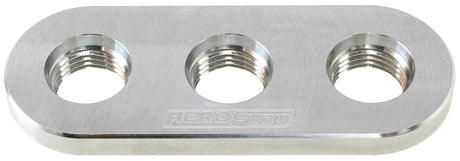 Weld In Alloy Plate -6 ORB Ports For Vacuum Intercooler AF986-06 - Aeroflow