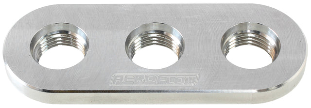 Weld In Alloy Plate -6 ORB Ports For Vacuum Intercooler AF986-06 - Aeroflow
