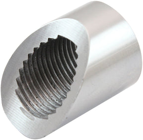 Angled Weld Bung O2 Sensor Steel M12 x 1.25 Oxygen Senso 45 AF987-M12 - Aeroflow
