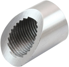 Angled Weld Bung O2 Sensor Steel M18 x 1.5 Oxygen Sensor 45 AF987 - Aeroflow