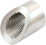 Angled Weld Bung O2 Sensor S/S M18 x 1.5 Oxygen Sensor 45 AF987SS - Aeroflow