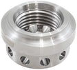 Vented Weld On Bung -8 ORB Steel Baffle 3/4"-16 Thread AF988-08S - Aeroflow