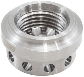 Vented Weld On Bung -8 ORB Steel Baffle 3/4"-16 Thread AF988-08S - Aeroflow