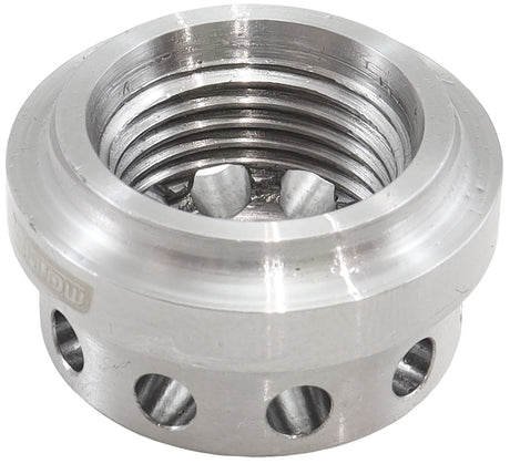 Vented Weld On Bung -8 ORB Steel Baffle 3/4"-16 Thread AF988-08S - Aeroflow