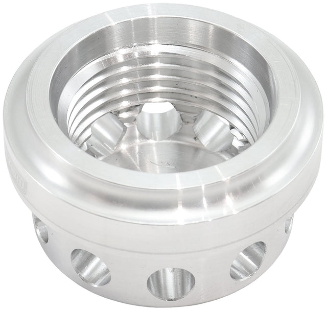 Vented Weld On Bung -12 ORB Alloy Baffle 1-1/16"-12 Thread AF988-12D - Aeroflow