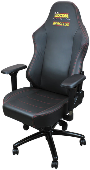 / Rocket Office Chairxl Black / Red 120KG Max AF99-1000 - Aeroflow