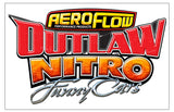 Outlaw Nitro Funny Car Sticker 207mm x 125mm AF99-2003 - Aeroflow