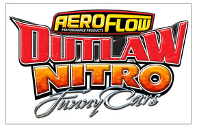 Outlaw Nitro Funny Car Sticker 207mm x 125mm AF99-2003 - Aeroflow