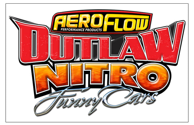 Outlaw Nitro Funny Car Sticker 207mm x 125mm AF99-2003 - Aeroflow