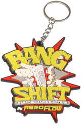 Bang Shift Key Ring Chain Rubber PVC Colour Shifter Keyring AF99-3006 - Aeroflow