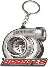 Boosted Turbo Key Ring Chain Rubber PVC Colour Keyring AF99-3007 - Aeroflow