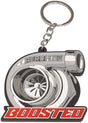 Boosted Turbo Key Ring Chain Rubber PVC Colour Keyring AF99-3007 - Aeroflow