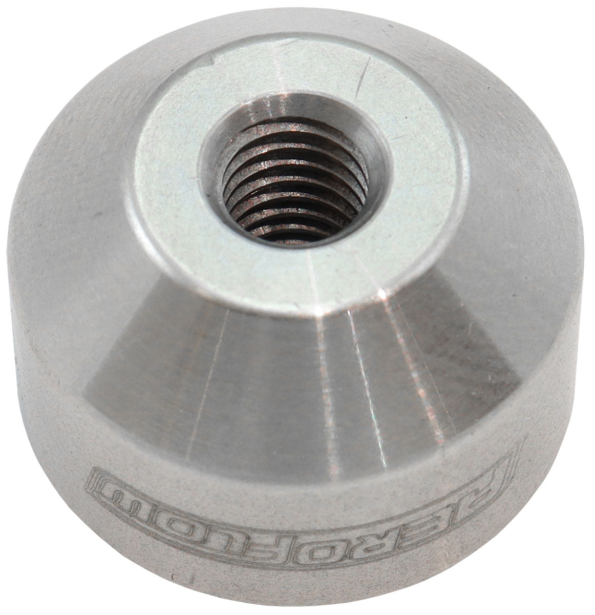 Stainless Weld On Female M8 x 1.25 Thread 316 Stainless Stee AF993-M8SS - Aeroflow
