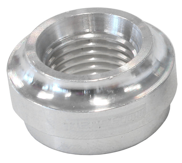 Female Weld On Bung, -6 ORB 9/16"-18 Thread, Aluminium AF996-06D - Aeroflow