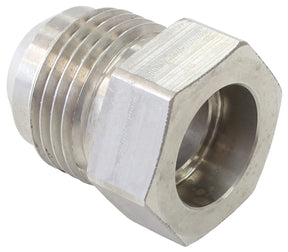 Stainless Hex Weldon Male Bung Suits 3/4 Hard Line -12AN Male AF999-12SSH - Aeroflow