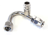 -6 A/C W/Charge Port 135 Deg Stainless AFFCE-06135B - Aeroflow