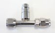 -6 Airconditioning Fitting With Charge Port Straight AFFCE-06B - Aeroflow