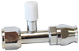 -8 Airconditioning Fitting With Charge Port Straight AFFCE-08B - Aeroflow
