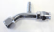 -10 A/C W/Charge Port 45 Deg Stainless AFFCE-1045B - Aeroflow