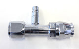 -10 Airconditioning Fitting With Charge Port Straight AFFCE-10B - Aeroflow
