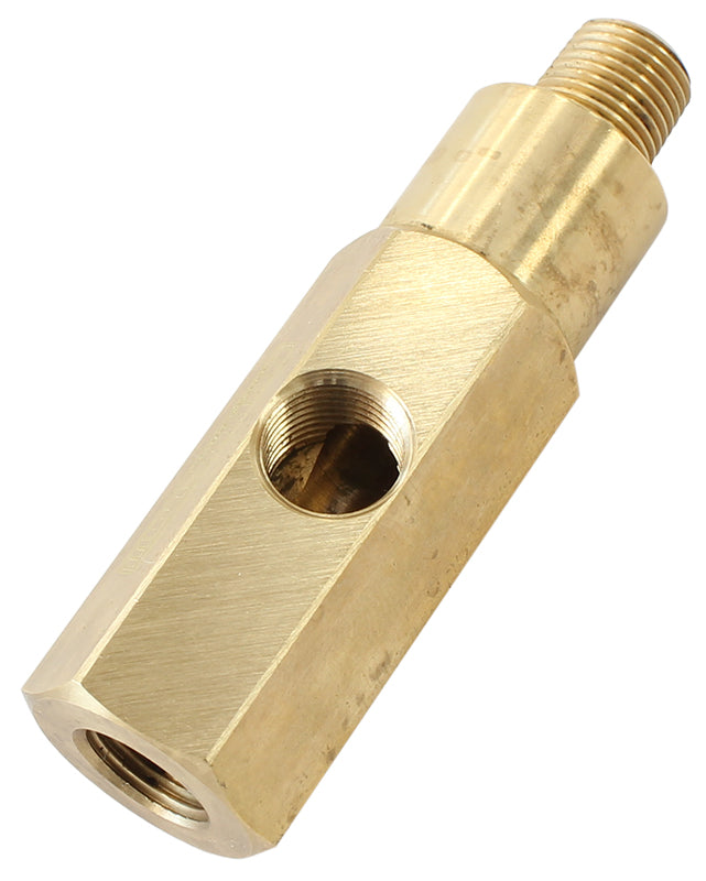 Oil Pressure Gauge 1/8 BSP 1/8" BSP INLINE, 1/8" NPT Side AFGA-33 - Aeroflow